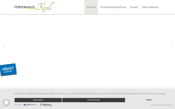 Screenshot of ferienwohnungen-krall.at