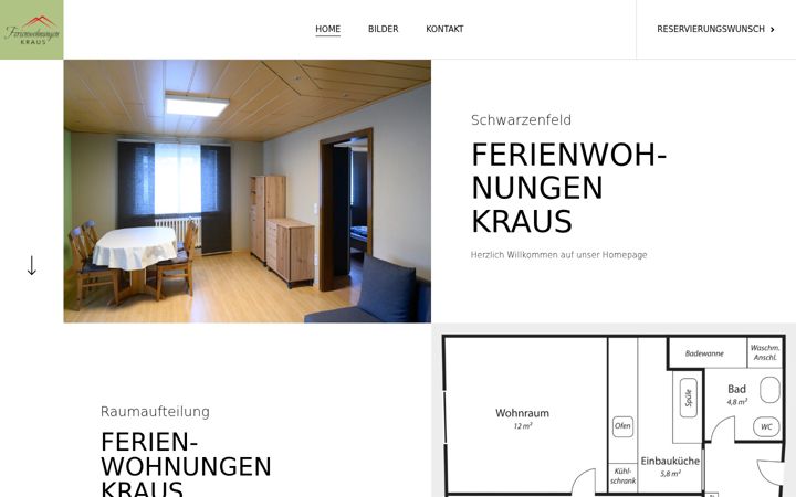 Screenshot di ferienwohnungen-kraus.de