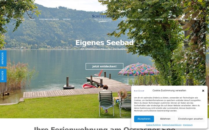 Screenshot of ferienwohnungen-ossiachersee.at