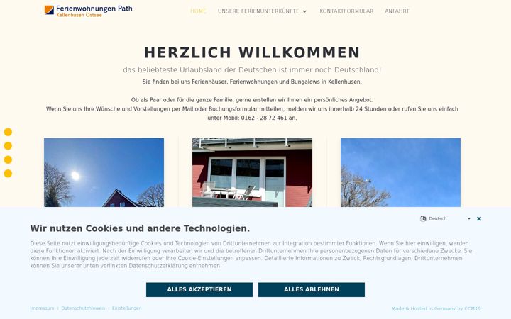 Screenshot of ferienwohnungen-path.de