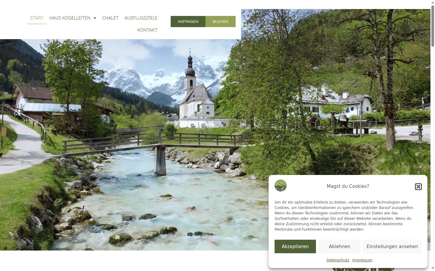 Screenshot tal-banner tal-kunsens muri qabel kwalunkwe interazzjoni