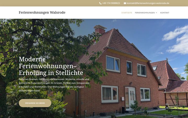 Screenshot του ferienwohnungen-walsrode.de
