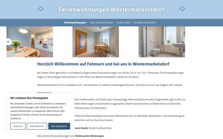 Screenshot του ferienwohnungen-westermarkelsdorf.de