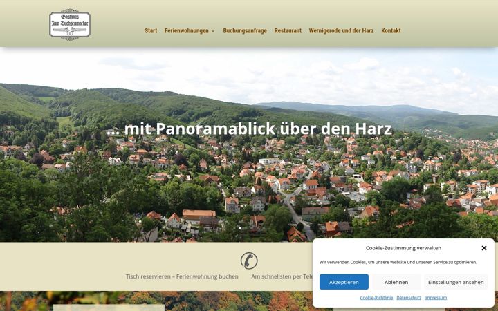 Screenshot του ferienwohnungen-zum-buechsenmacher.de