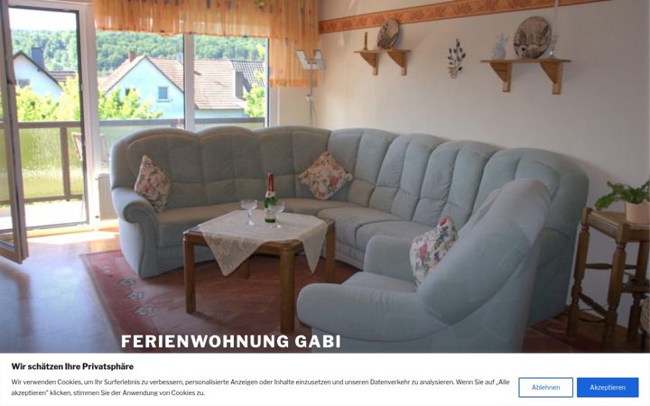 Screenshot of ferienwohnunggabi.de