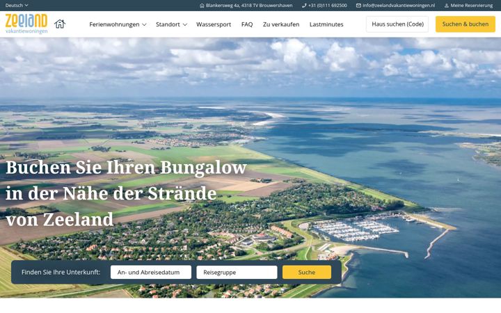 Screenshot του ferienwohnunginzeeland.de