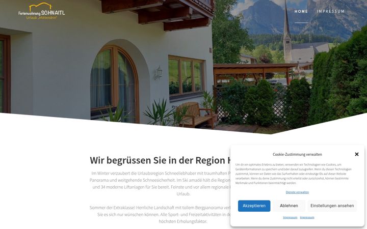 Screenshot of ferienwohnungmariaalm.at