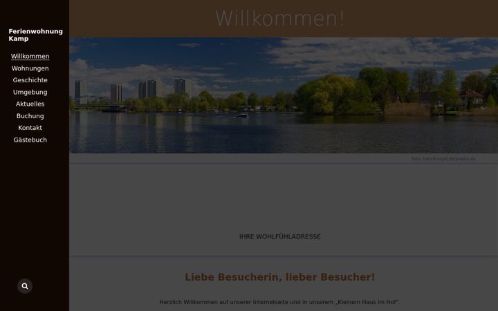 Screenshot of ferienwohnungsvermietung-potsdam.de