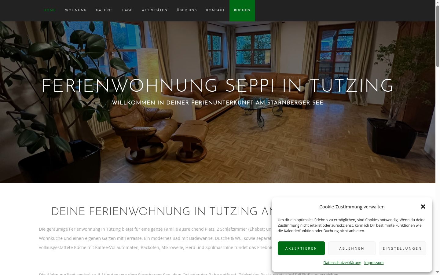 Screenshot tal-banner tal-kunsens muri qabel kwalunkwe interazzjoni