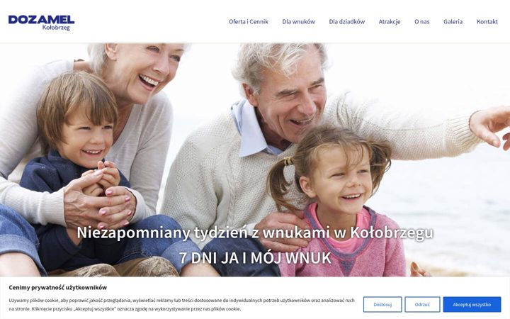 Screenshot of feriezwnukiem.pl