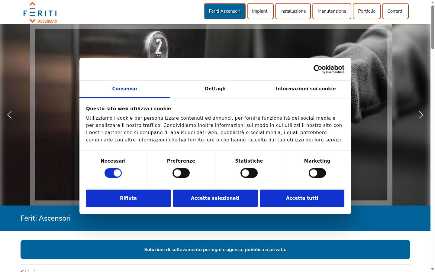 Screenshot tal-banner tal-kunsens muri qabel kwalunkwe interazzjoni