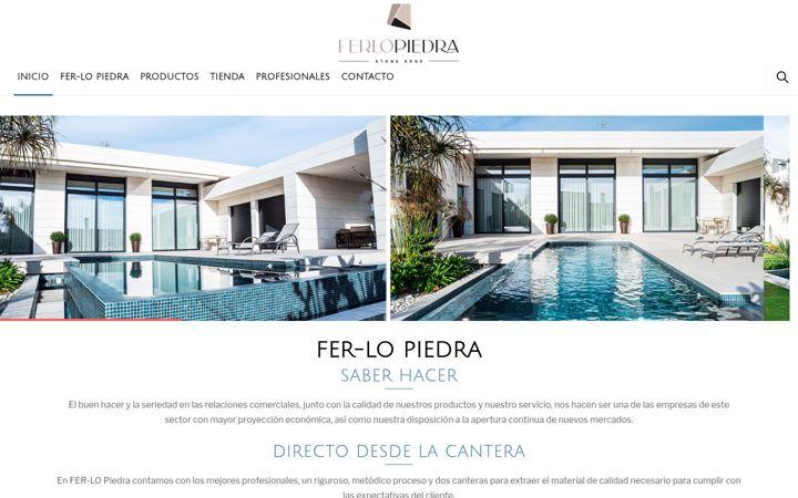 Screenshot of ferlopiedra.es