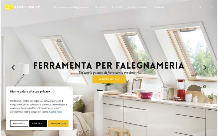 Screenshot ta' fermacchine.it