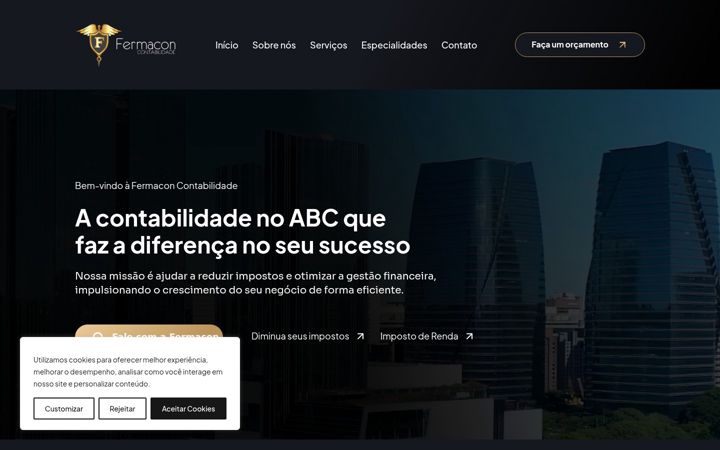 Screenshot of fermaconcontabil.com.br
