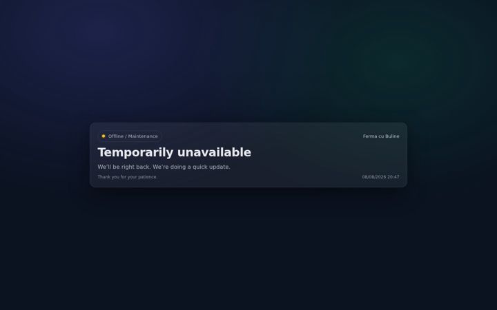 Screenshot of fermacubuline.ro
