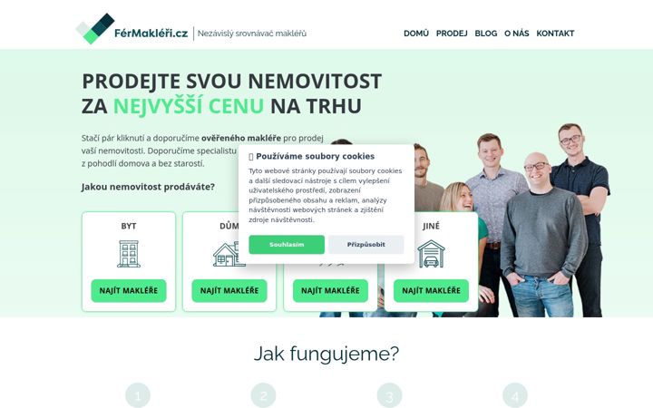 Screenshot of fermakleri.cz