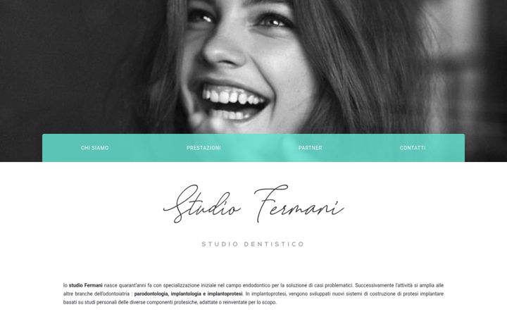 Screenshot of fermanistudio.it