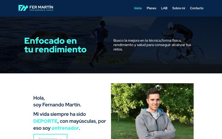 Screenshot of fermartincoach.es