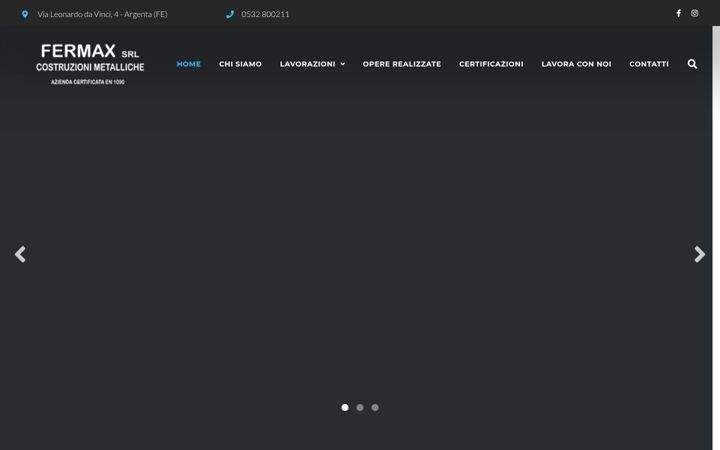 Screenshot ta' fermaxsrl.it
