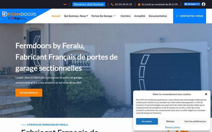 Screenshot of fermdoors.fr