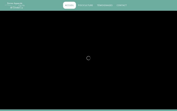 Screenshot of ferme-aquacole-de-condax.fr