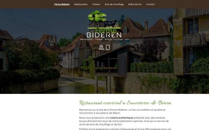 Screenshot of ferme-bideren.fr