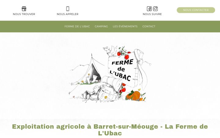 Screenshot of ferme-de-lubac.fr