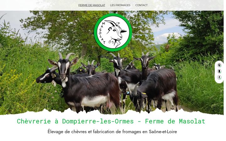 Screenshot of ferme-de-masolat.fr
