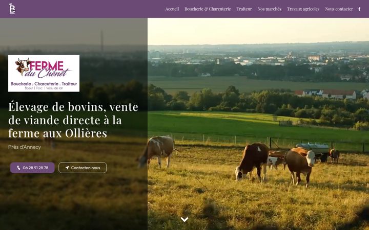 Screenshot of ferme-du-chenet.fr
