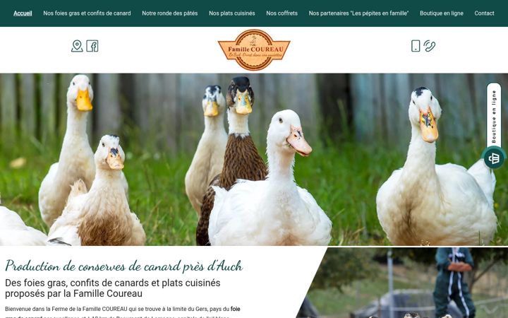 Screenshot of ferme-grandborde.fr