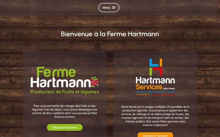 Screenshot of ferme-hartmann.fr