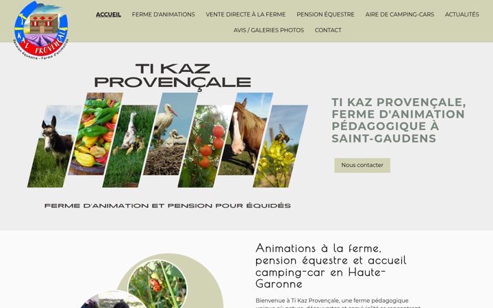 Screenshot of ferme-tikaz-provencale.fr