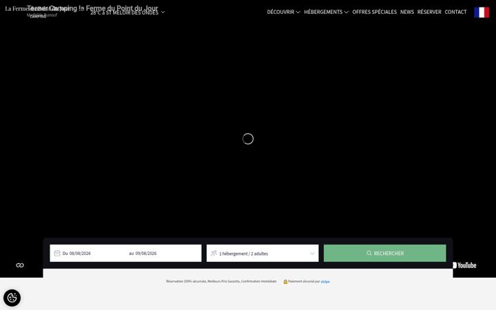 Screenshot of fermedupointdujour.com