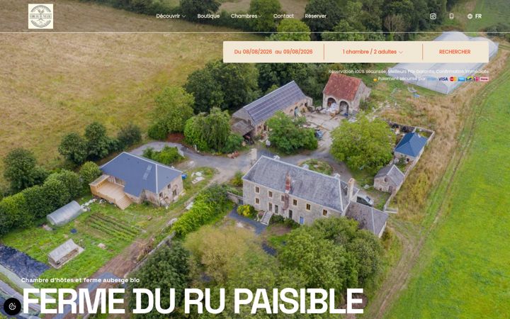 Screenshot of fermedurupaisible.fr