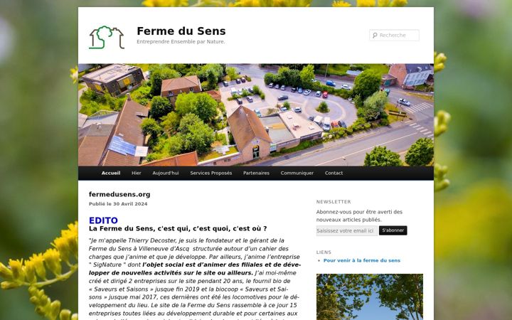 Screenshot of fermedusens.org