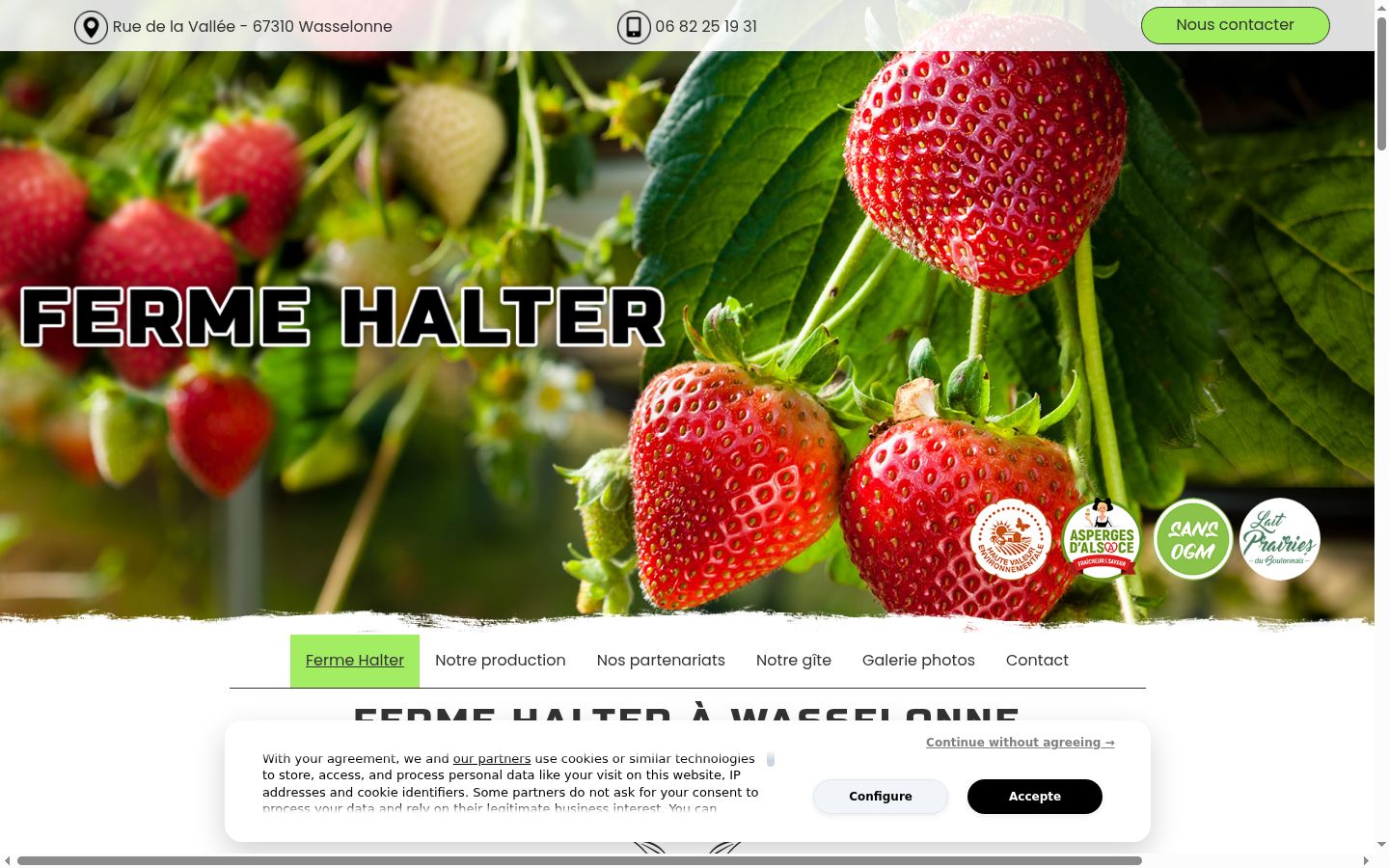 Screenshot tal-banner tal-kunsens muri qabel kwalunkwe interazzjoni