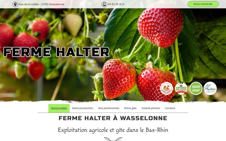 Screenshot of fermehalter.fr