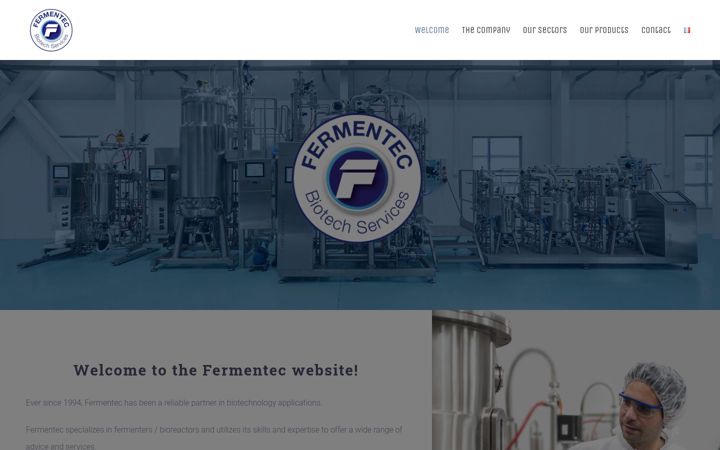Screenshot of fermentec.fr
