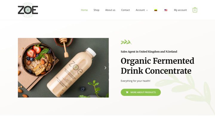Screenshot of fermentedfood.eu
