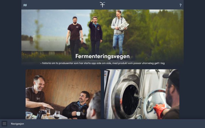 Screenshot of fermenteringsvegen.no