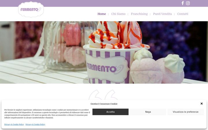 Screenshot of fermento.store