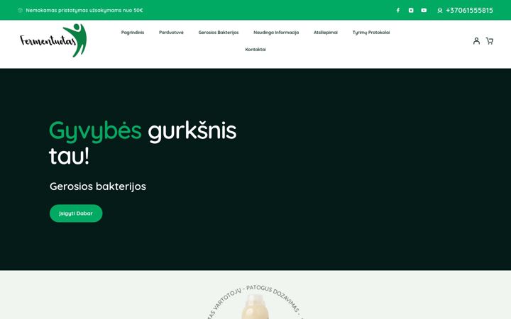 Snímek obrazovky fermentuotas.lt