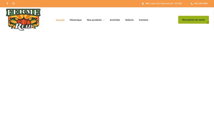 Screenshot of fermereid.ca
