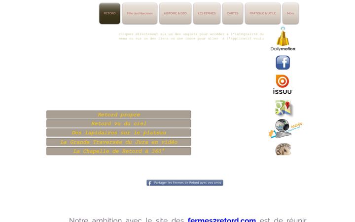 Screenshot of fermes2retord.com