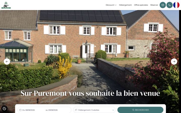 Screenshot of fermesurpuremont.com