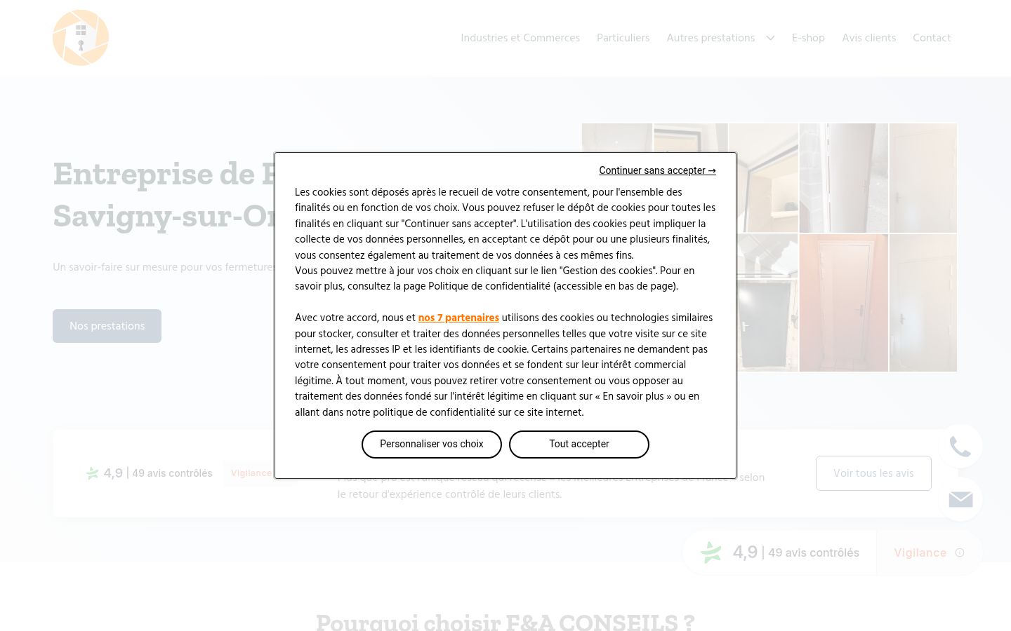Screenshot tal-banner tal-kunsens muri qabel kwalunkwe interazzjoni