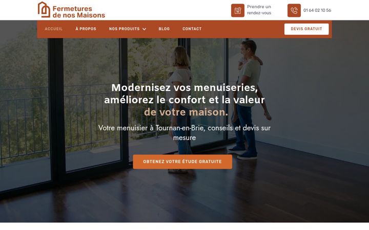 Screenshot van fermeturesdenosmaisons.fr