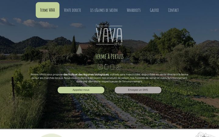 Screenshot of fermevava.fr