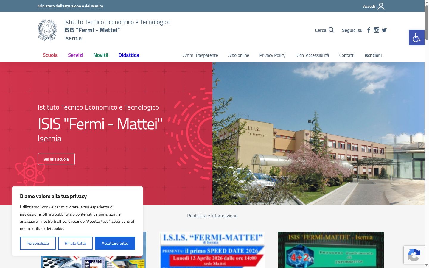 Screenshot tal-banner tal-kunsens muri qabel kwalunkwe interazzjoni