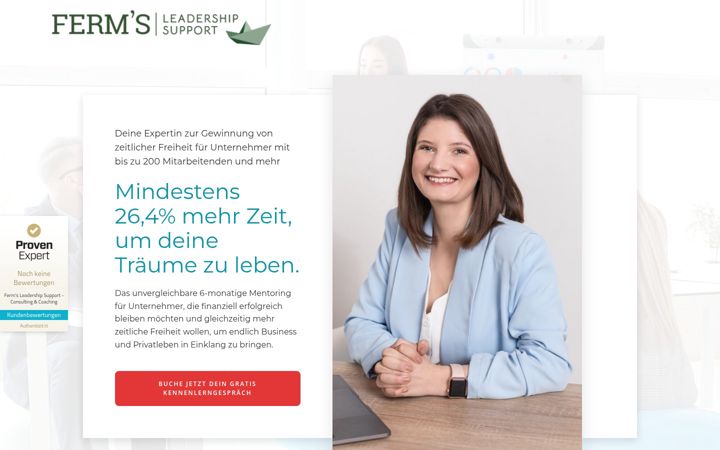 Screenshot of fermleadership.de